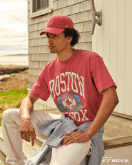 BALTIMORE ORIOLES COOPERSTOWN CLOUDFIELD MONTAUK '47 FOUNDATION TEE DUSTED GRAPEFRUIT