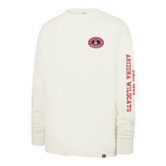 ARIZONA WILDCATS TIDE SWEEP MONTAUK '47 FOUNDATION LONG SLEEVE TEE SANDSTONE