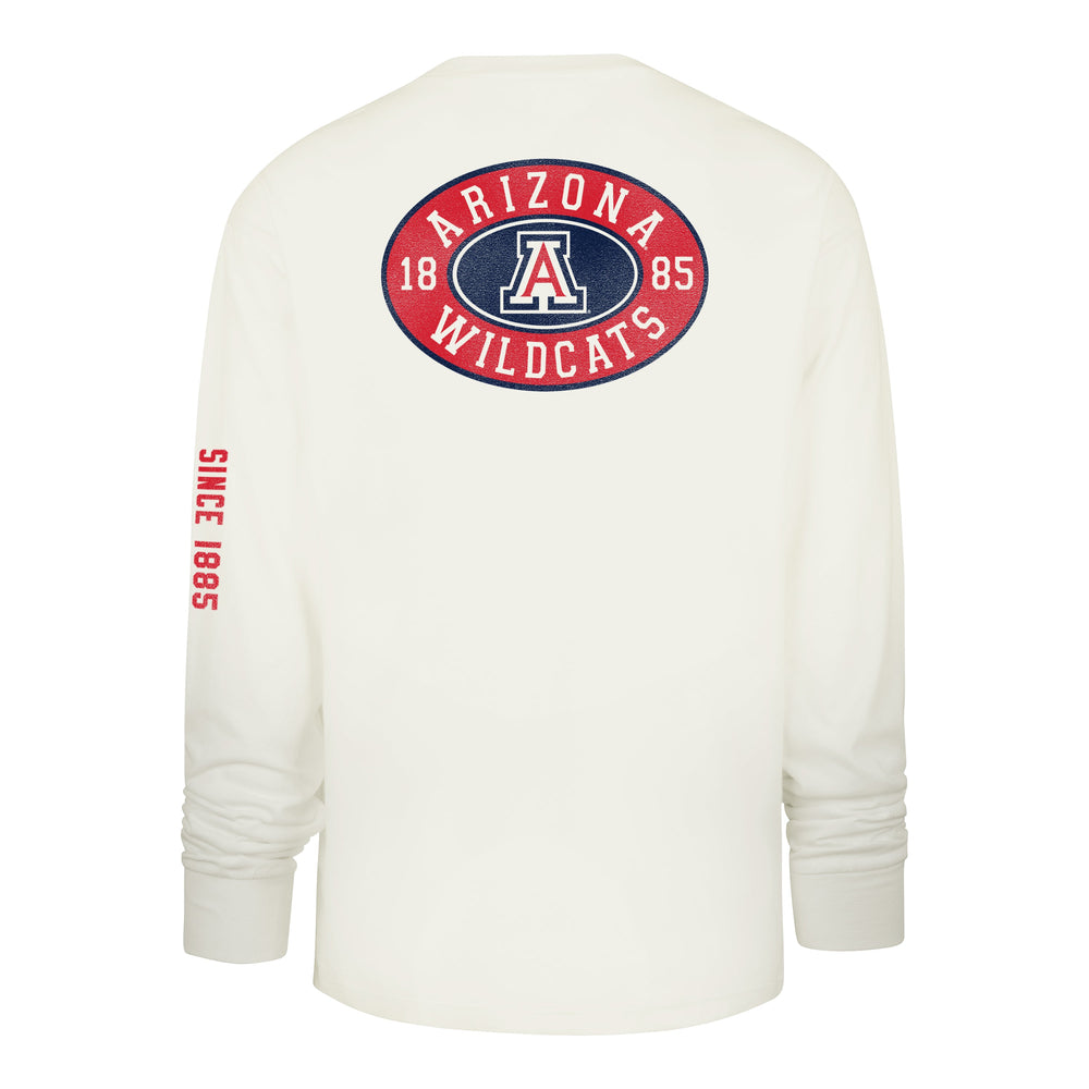 ARIZONA WILDCATS TIDE SWEEP MONTAUK '47 FOUNDATION LONG SLEEVE TEE SANDSTONE
