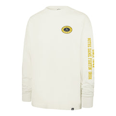 NOTRE DAME FIGHTING IRISH TIDE SWEEP MONTAUK '47 FOUNDATION LONG SLEEVE TEE SANDSTONE
