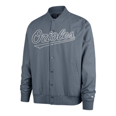 BALTIMORE ORIOLES TRADEMARK TWILL '47 BOMBER BASALT