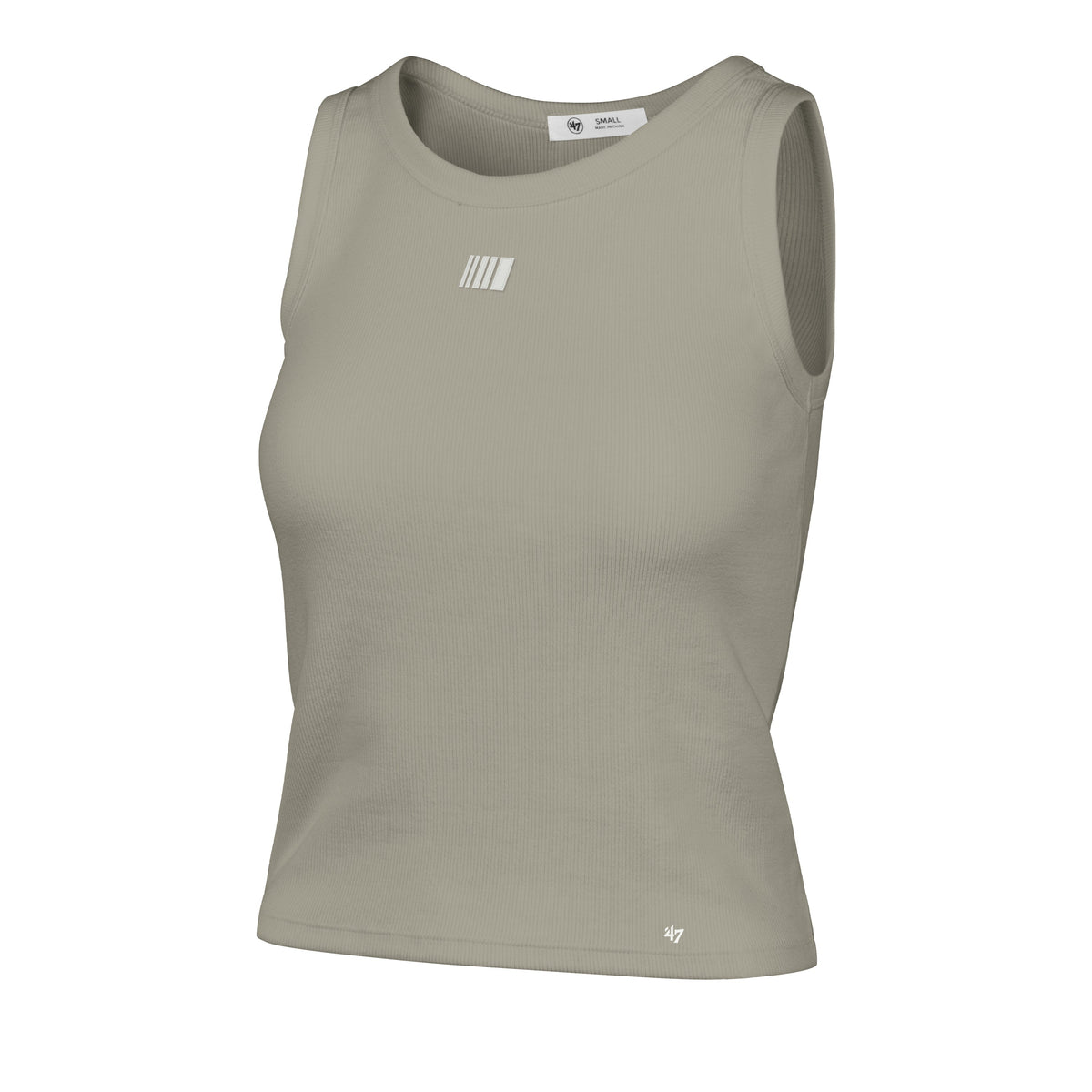 NASCAR MICRO EMB '47 BABY RIB TANK WOMENS SYSTEM GREY