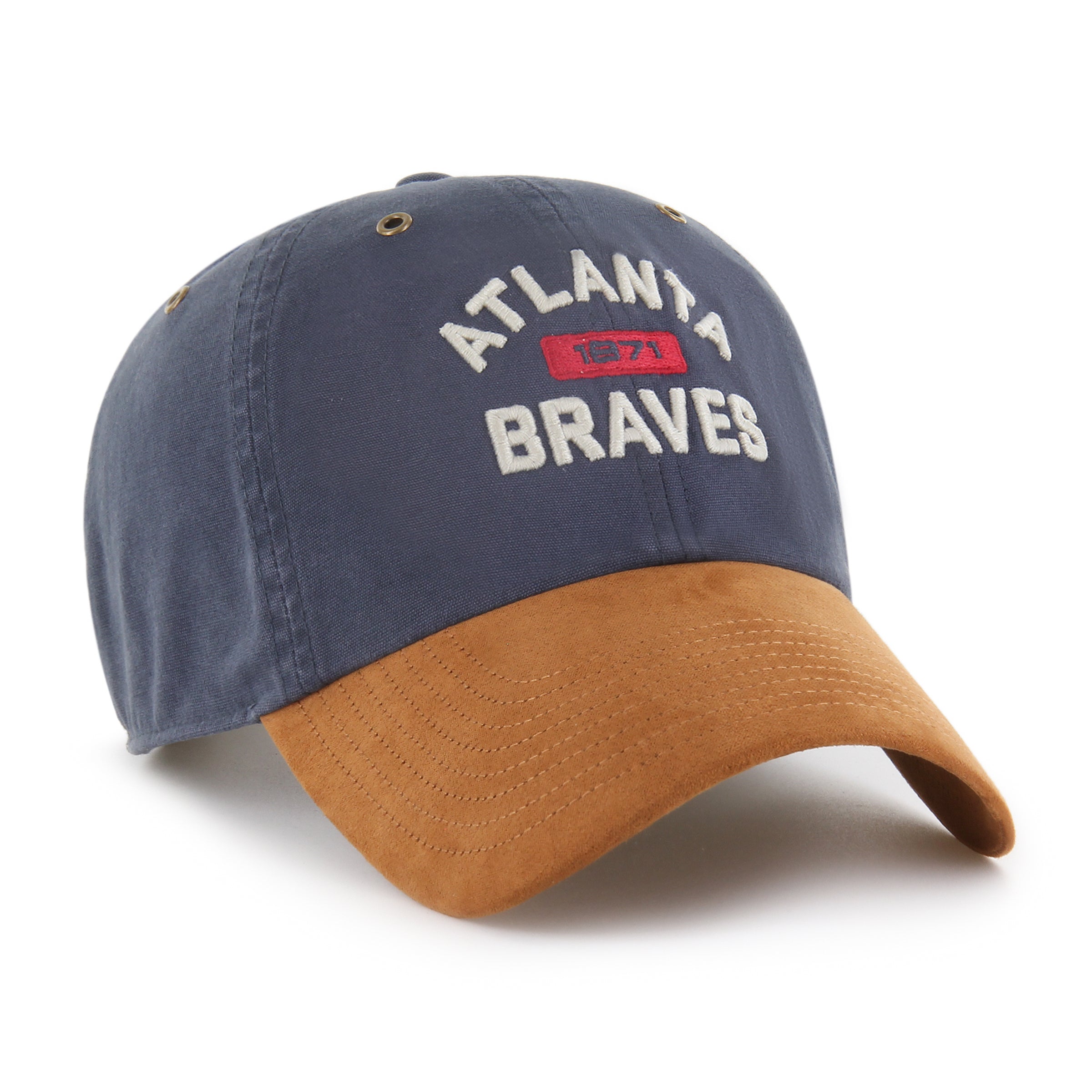 ATLANTA BRAVES RAFTES '47 CLEAN UP VINTAGE NAVY