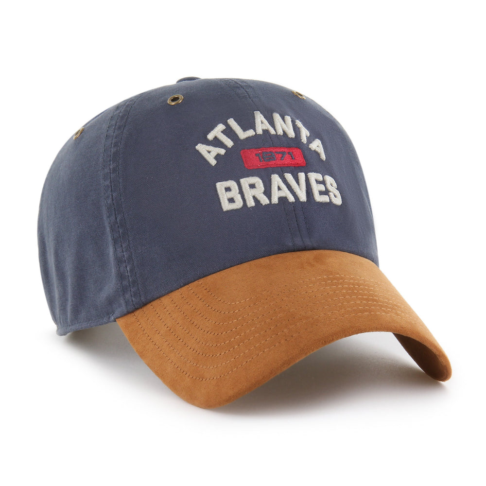 ATLANTA BRAVES RAFTES '47 CLEAN UP VINTAGE NAVY