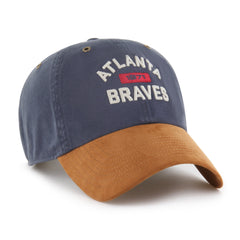 ATLANTA BRAVES RAFTES '47 CLEAN UP VINTAGE NAVY