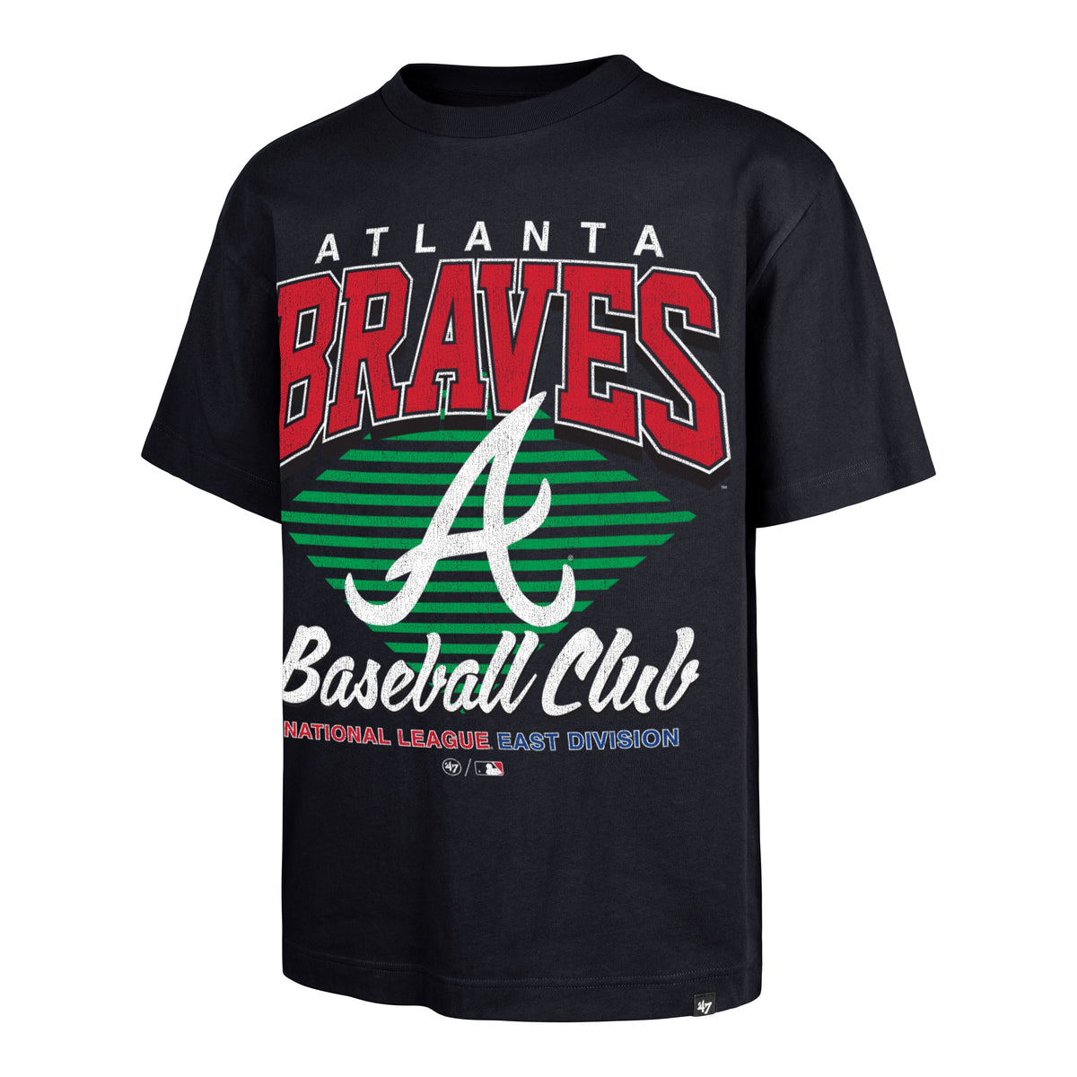 ATLANTA BRAVES EXTENDED PLAY '47 FOUNDATION TEE NAVY