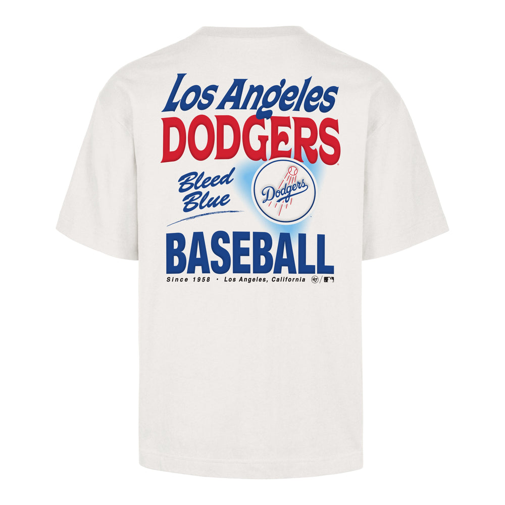 LOS ANGELES DODGERS ALL FIRE '47 FOUNDATION TEE SANDSTONE