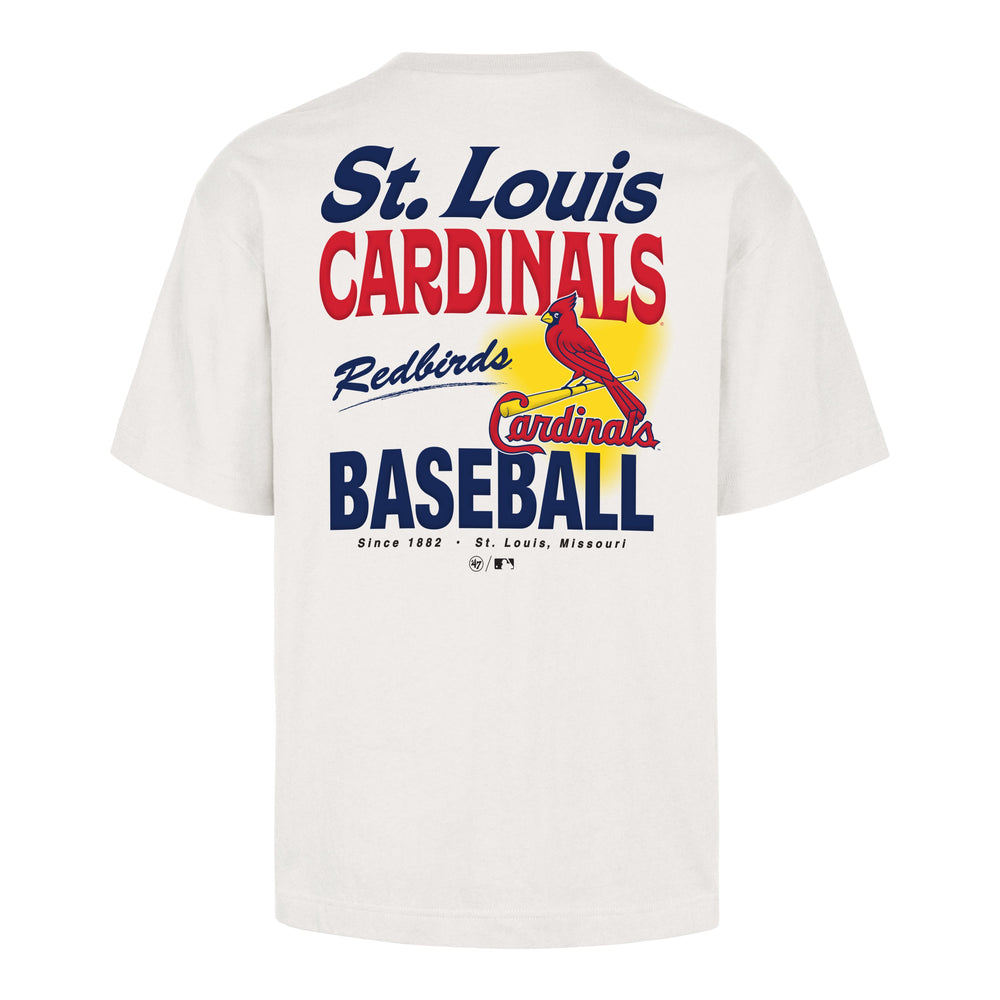 ST. LOUIS CARDINALS ALL FIRE '47 FOUNDATION TEE SANDSTONE