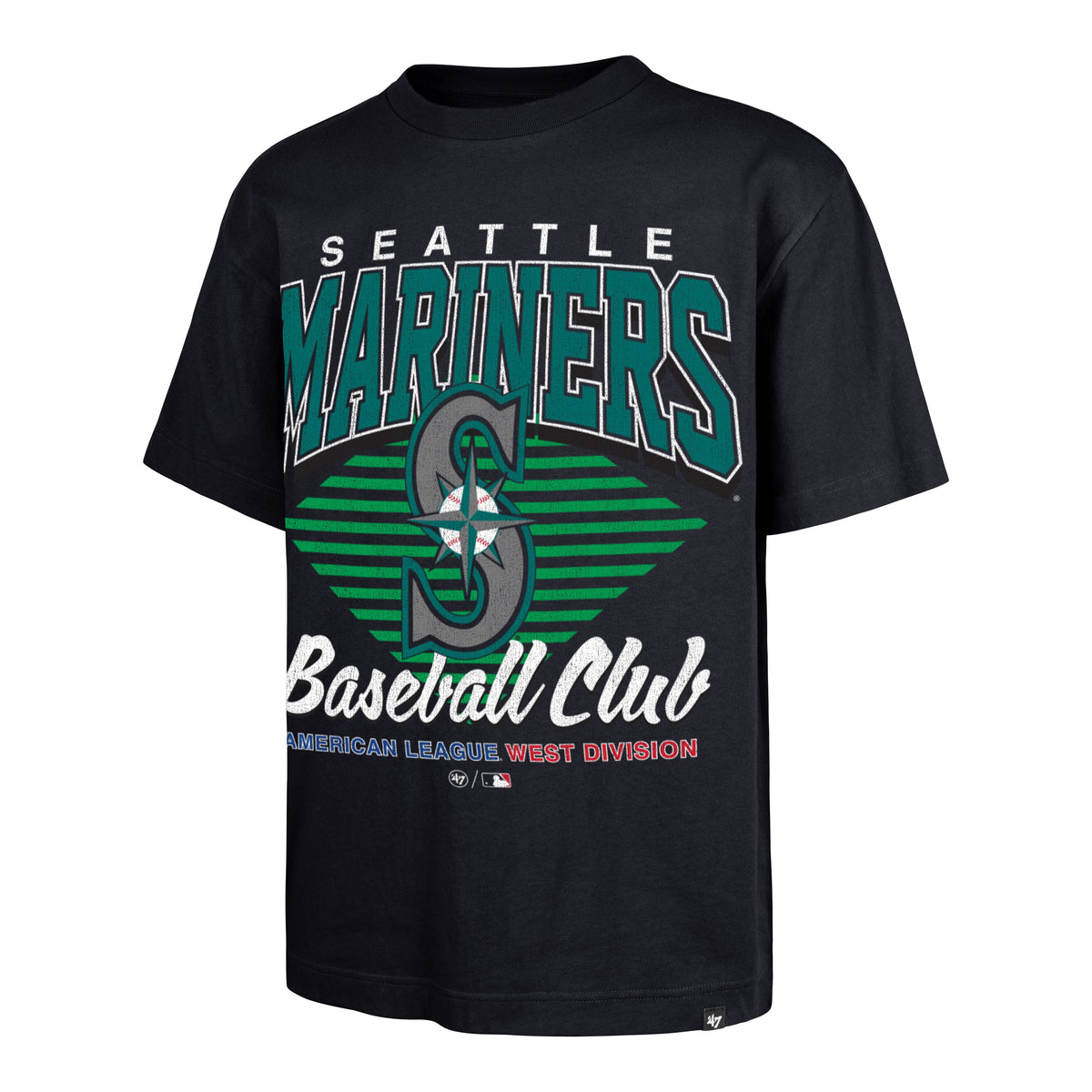 SEATTLE MARINERS EXTENDED PLAY '47 FOUNDATION TEE NAVY
