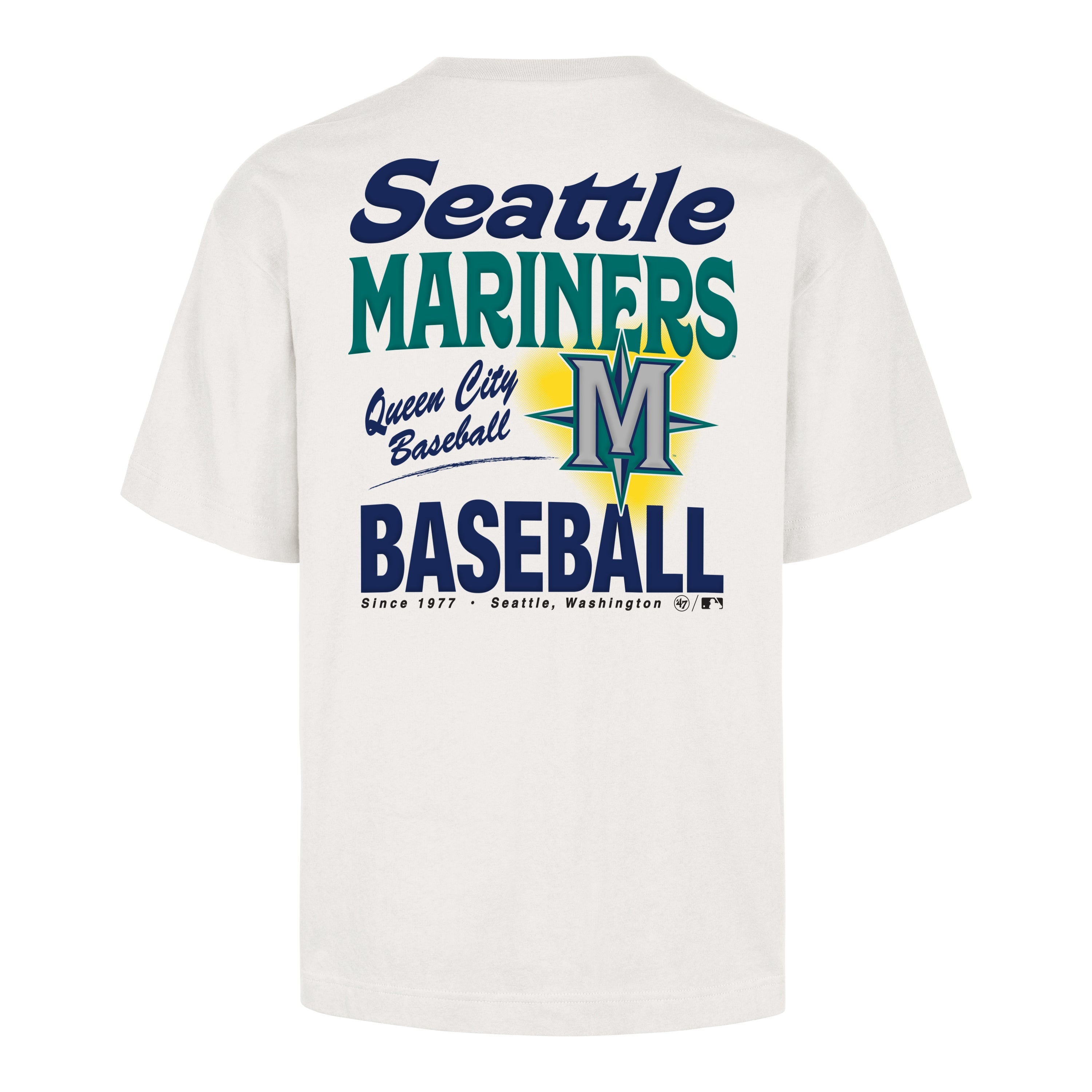 SEATTLE MARINERS ALL FIRE '47 FOUNDATION TEE SANDSTONE