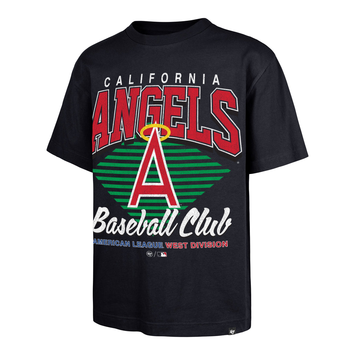 LOS ANGELES ANGELS COOPERSTOWN EXTENDED PLAY '47 FOUNDATION TEE NAVY