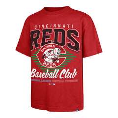 CINCINNATI REDS COOPERSTOWN EXTENDED PLAY '47 FOUNDATION TEE RED