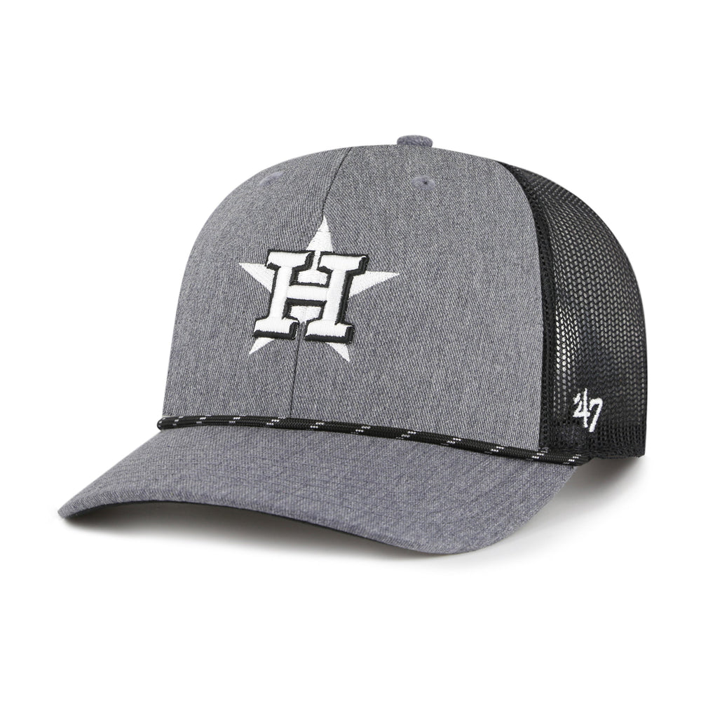 HOUSTON ASTROS CARBON ROPE '47 TRUCKER CHARCOAL