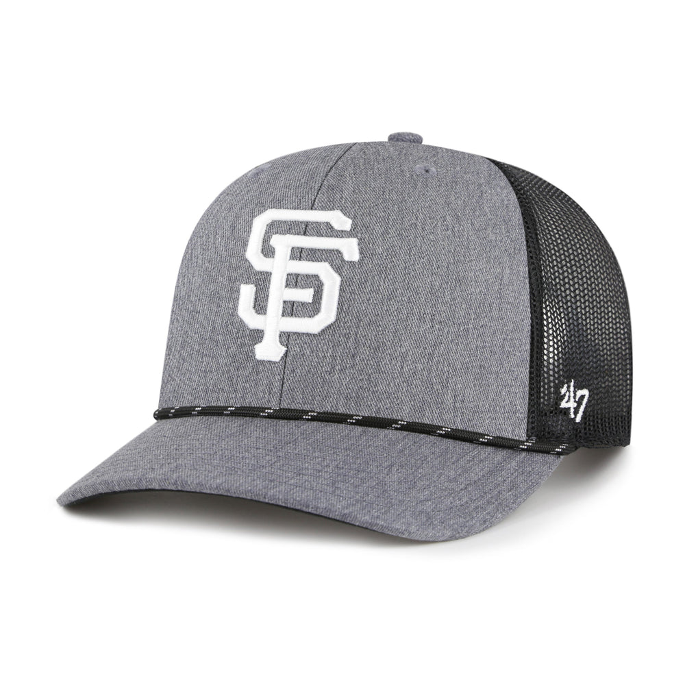 SAN FRANCISCO GIANTS CARBON ROPE '47 TRUCKER CHARCOAL
