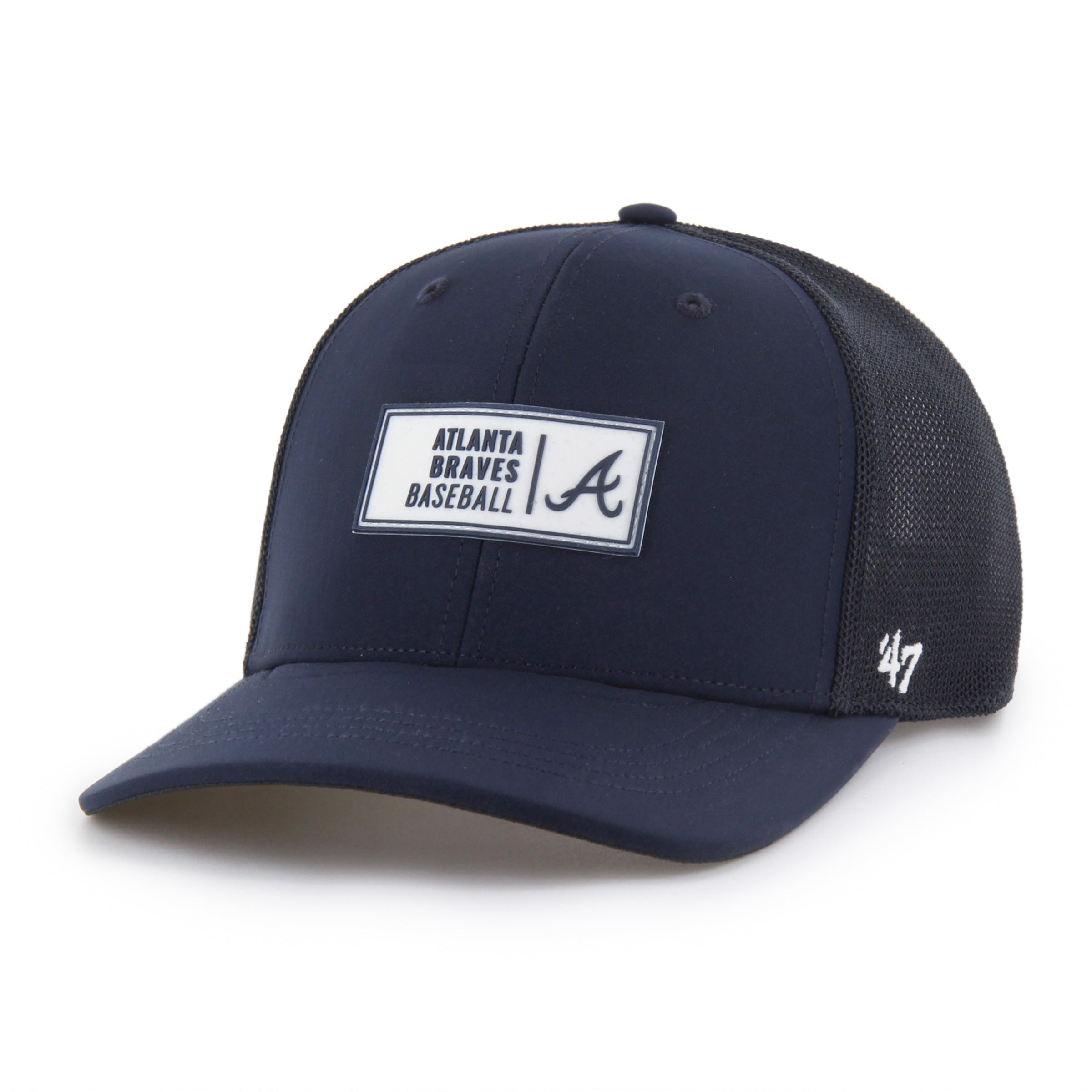 ATLANTA BRAVES CYPHER '47 TRUCKER NAVY