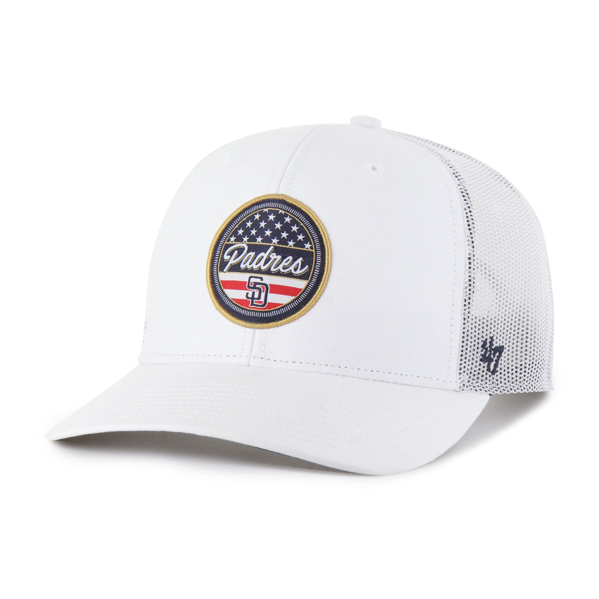 SAN DIEGO PADRES '47 TRUCKER WHITE