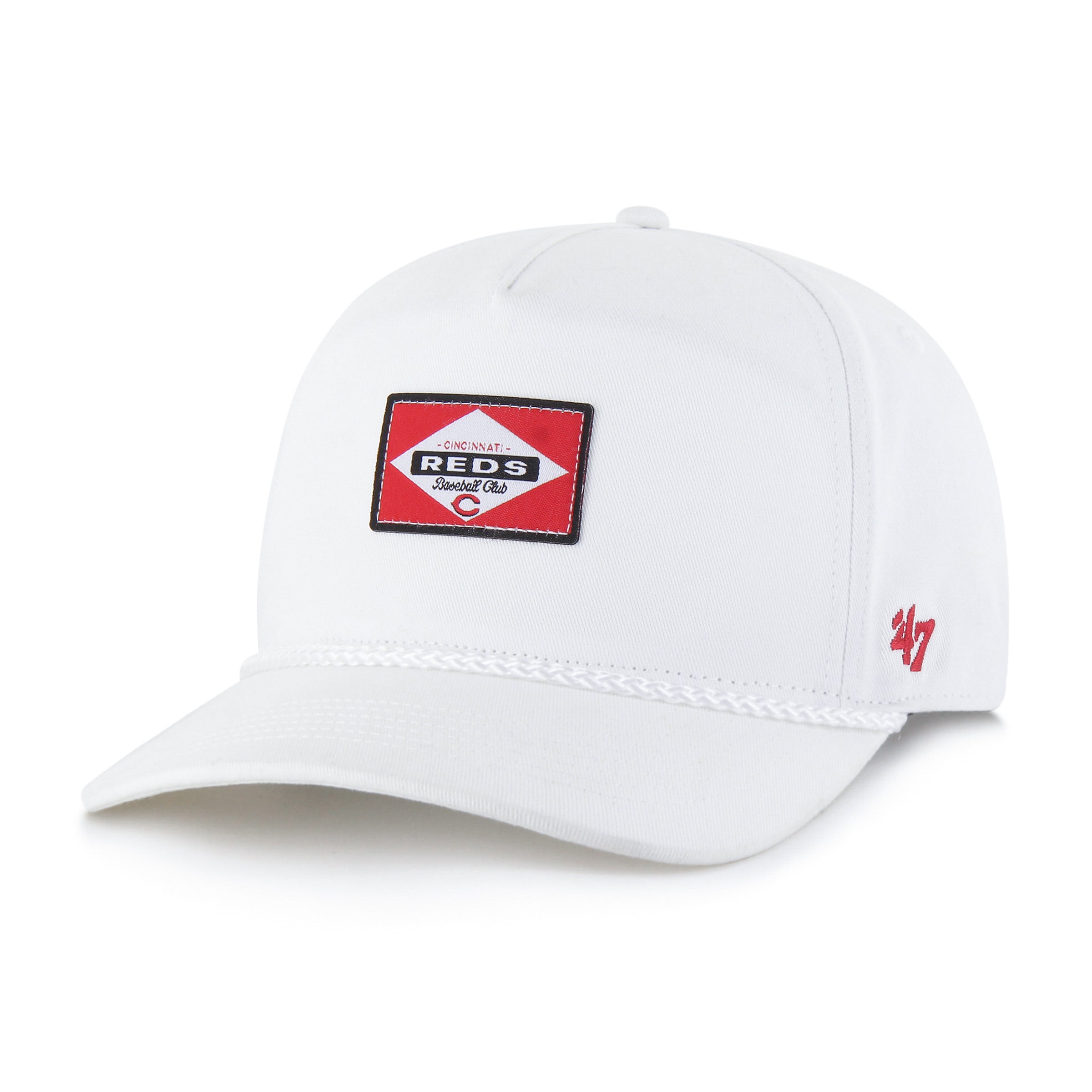 CINCINNATI REDS MILKWOOD ROPE '47 HITCH WHITE