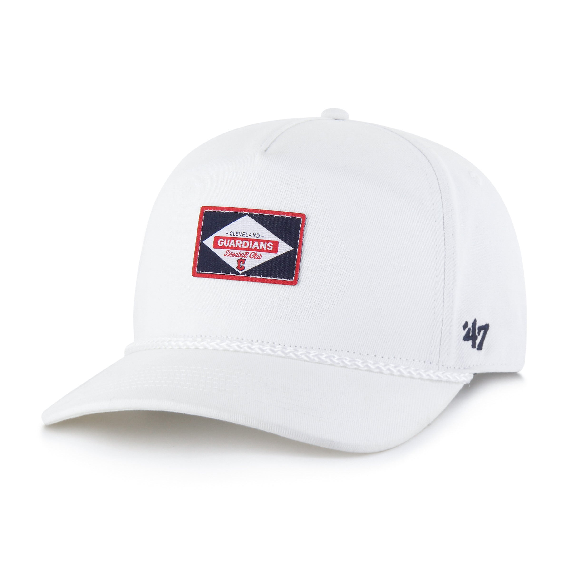CLEVELAND GUARDIANS MILKWOOD ROPE '47 HITCH WHITE