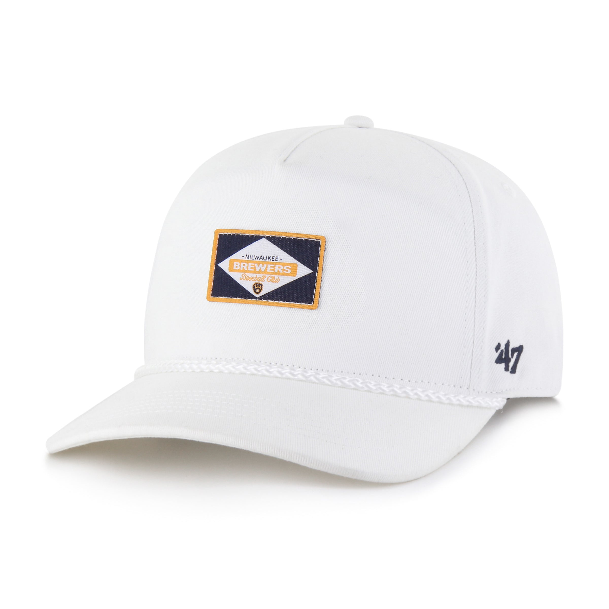 MILWAUKEE BREWERS MILKWOOD ROPE '47 HITCH WHITE