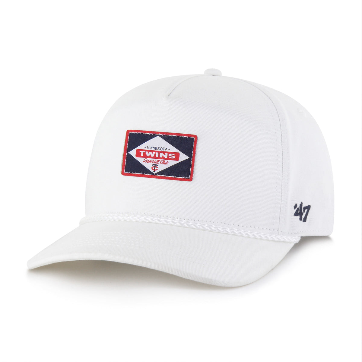 MINNESOTA TWINS MILKWOOD ROPE '47 HITCH WHITE