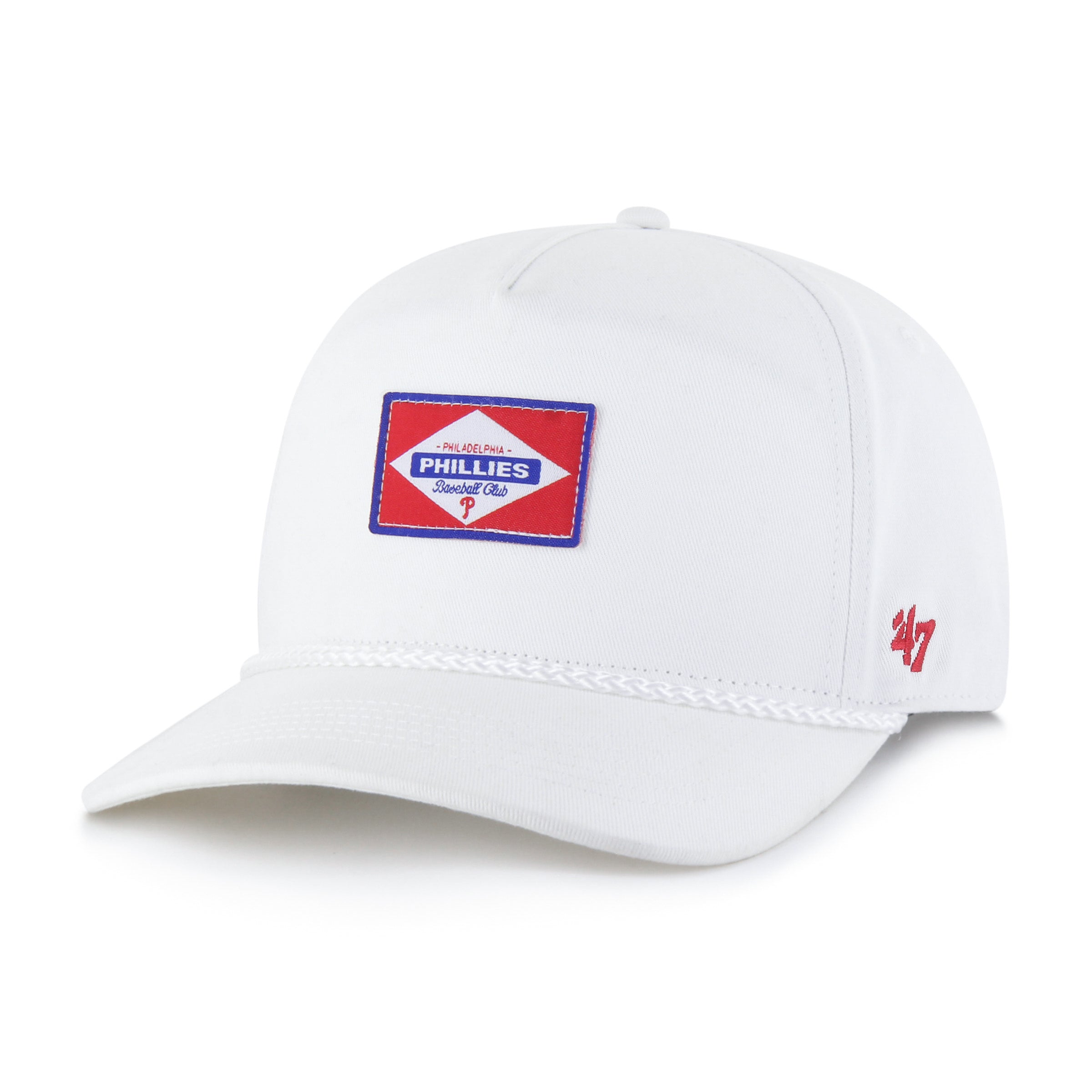 PHILADELPHIA PHILLIES MILKWOOD ROPE '47 HITCH WHITE