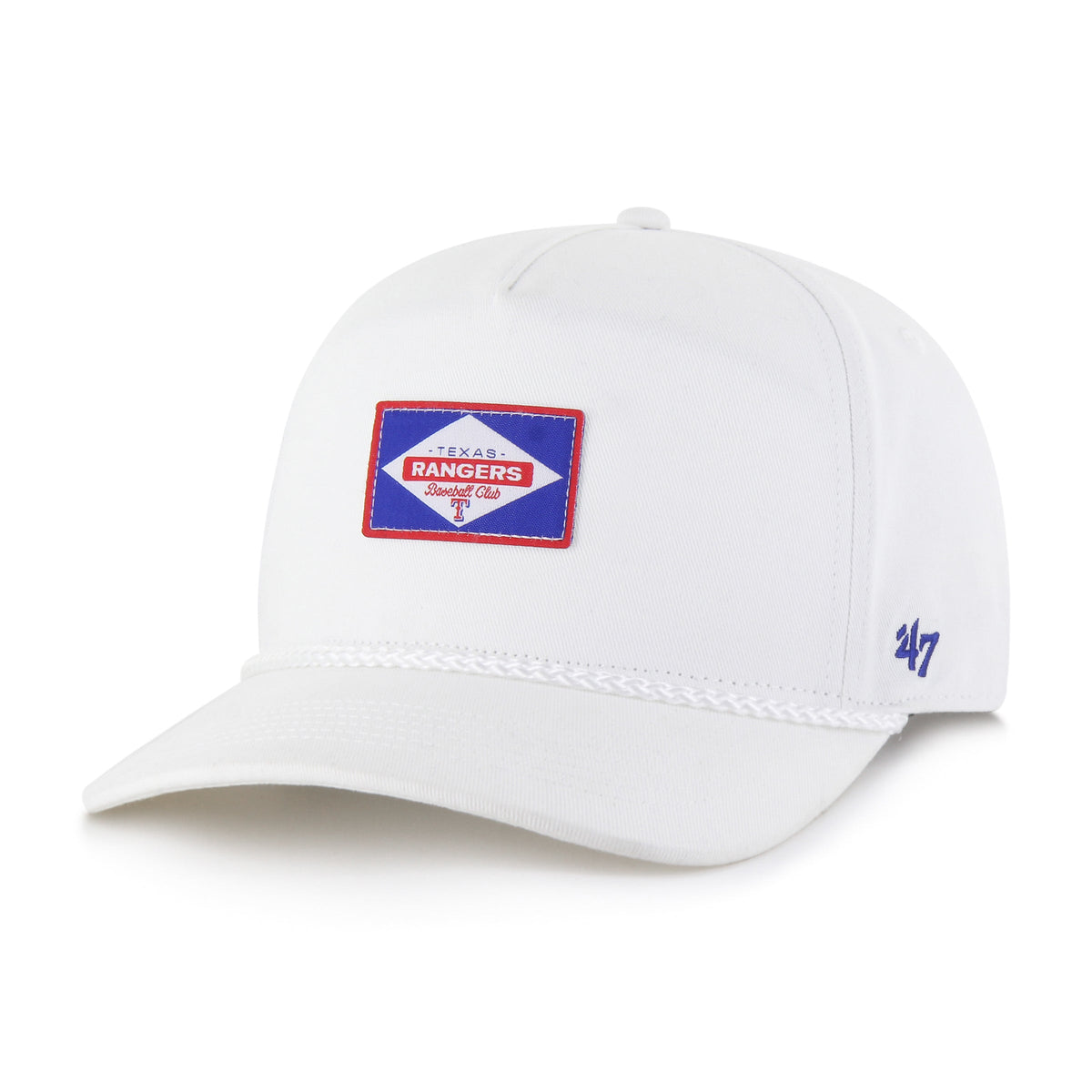 TEXAS RANGERS MILKWOOD ROPE '47 HITCH WHITE