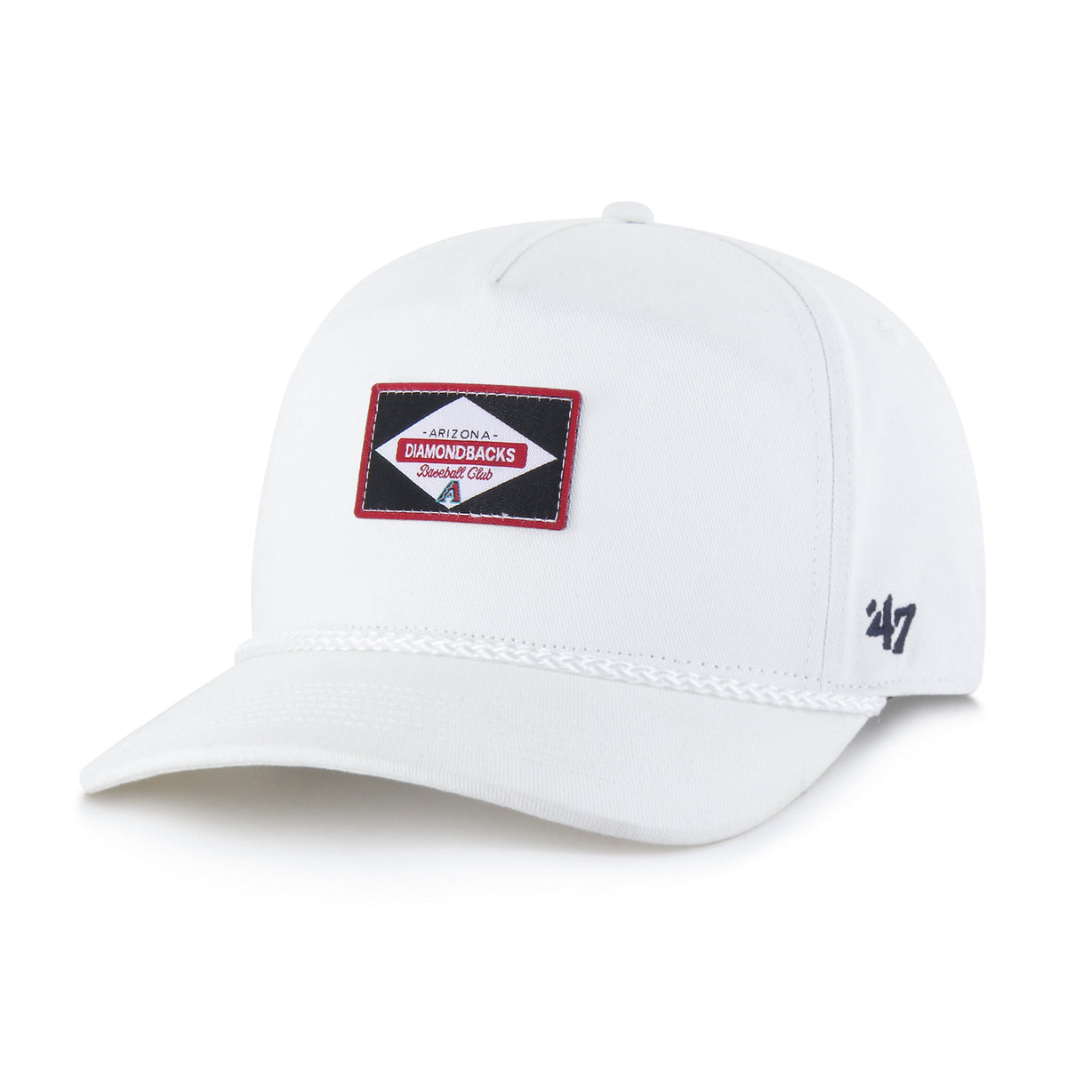 ARIZONA DIAMONDBACKS MILKWOOD ROPE '47 HITCH WHITE