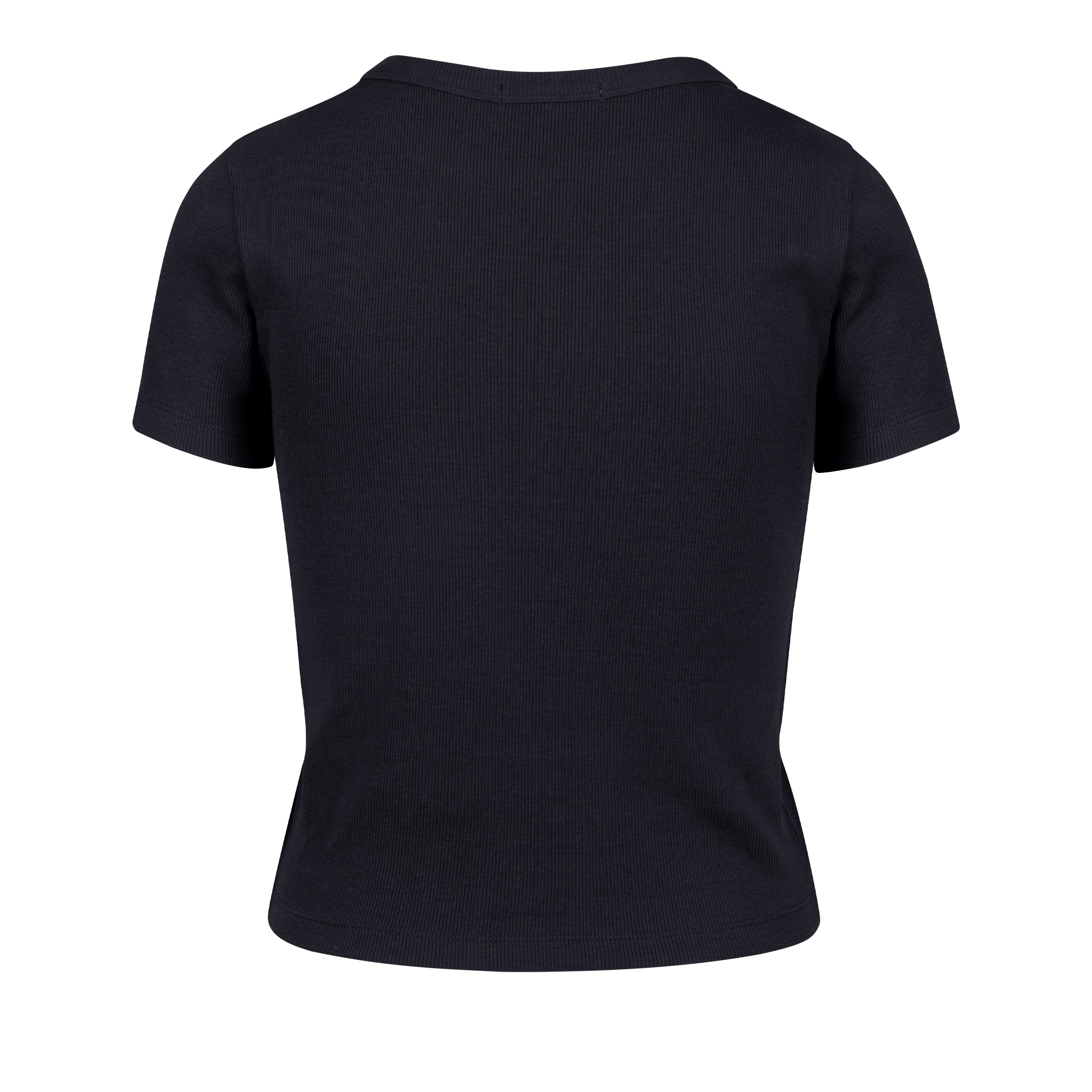 ATLANTA BRAVES MICRO EMB '47 BABY RIB TEE WOMENS NAVY