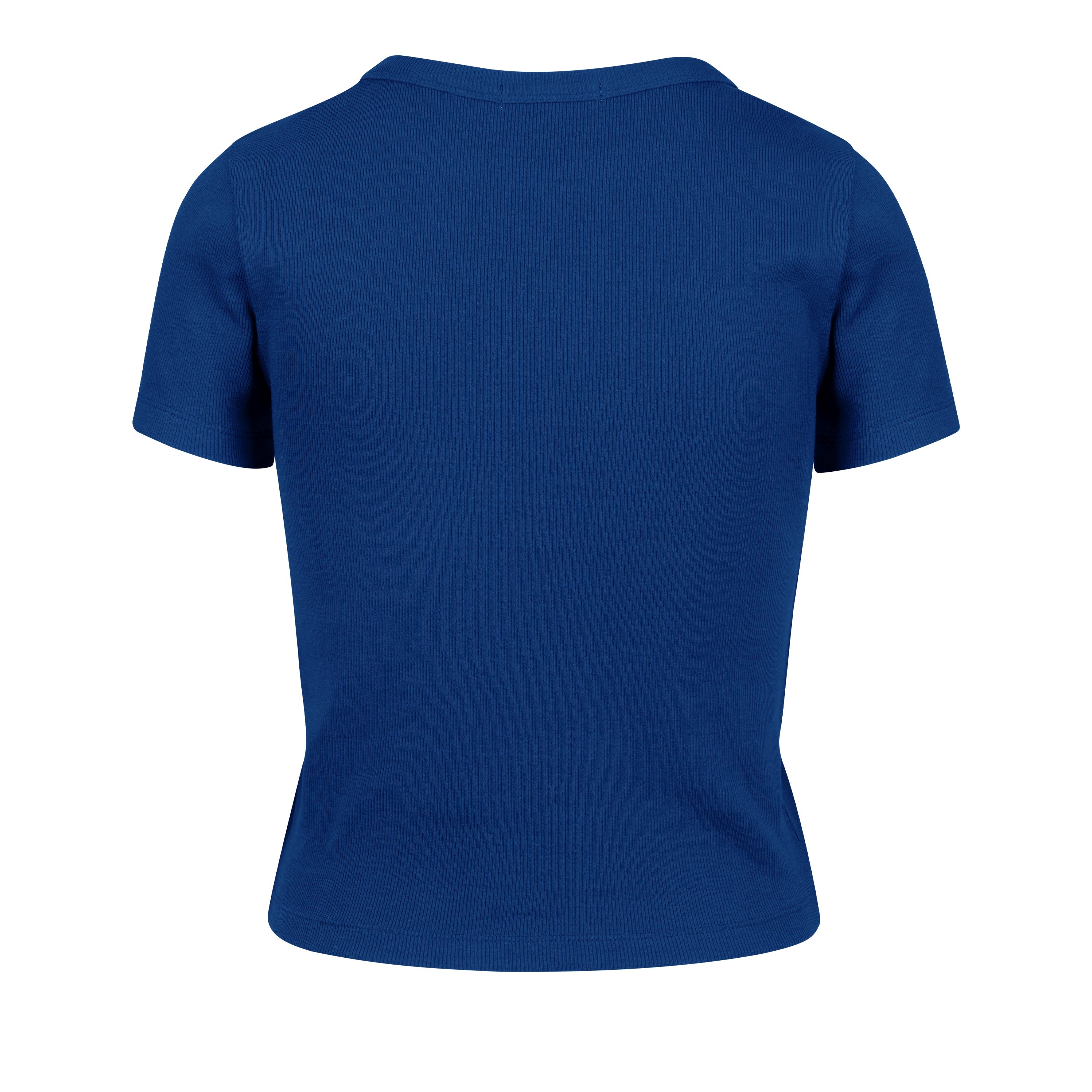 CHICAGO CUBS MICRO EMB '47 BABY RIB TEE WOMENS ROYAL