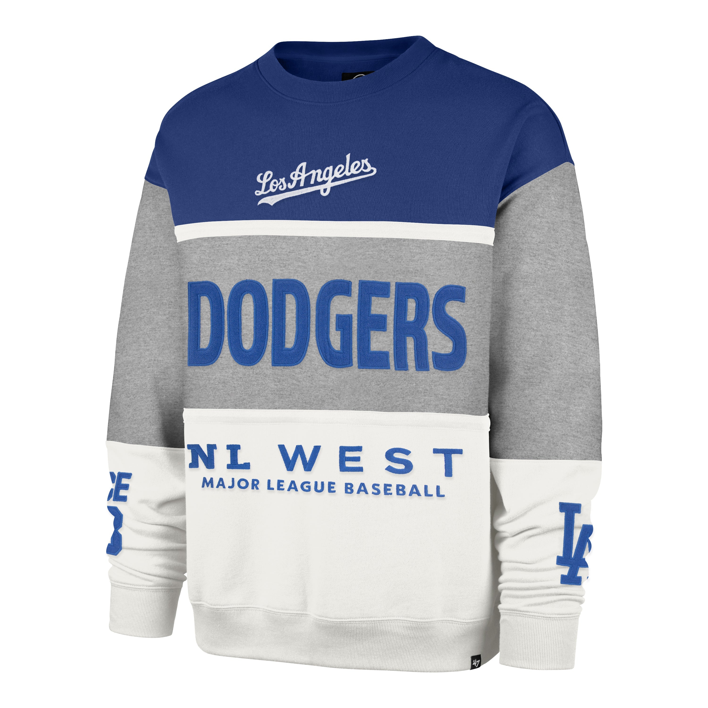 LOS ANGELES DODGERS ON FIVE '47 MAXIMALIST CREW SLATE GREY