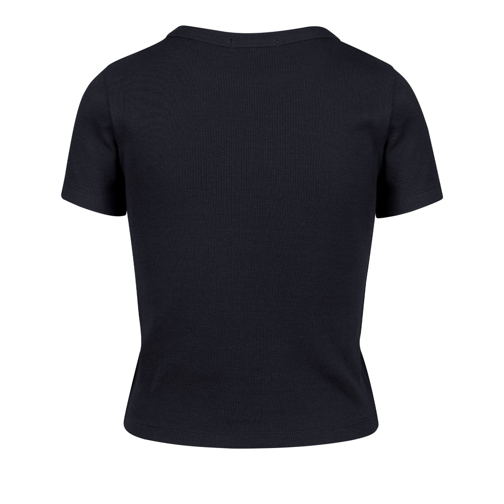 ST. LOUIS CARDINALS MICRO EMB '47 BABY RIB TEE WOMENS NAVY