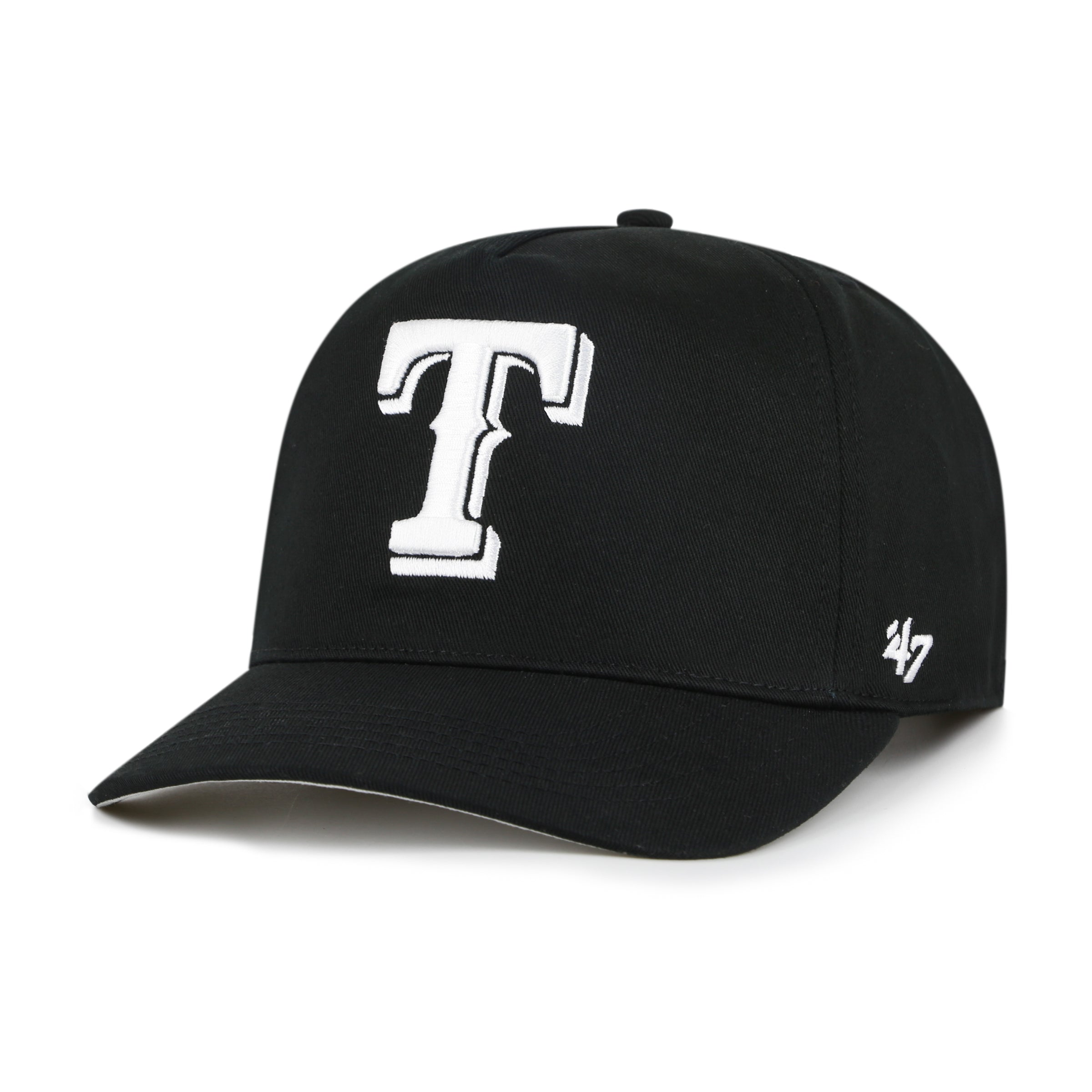 TEXAS RANGERS COOPERSTOWN ASG SURE SHOT '47 HITCH BLACK