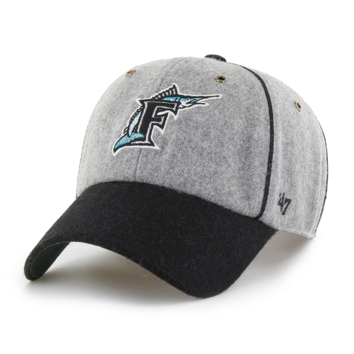 MIAMI MARLINS COOPERSTOWN BROCKE '47 CLEAN UP GRAY