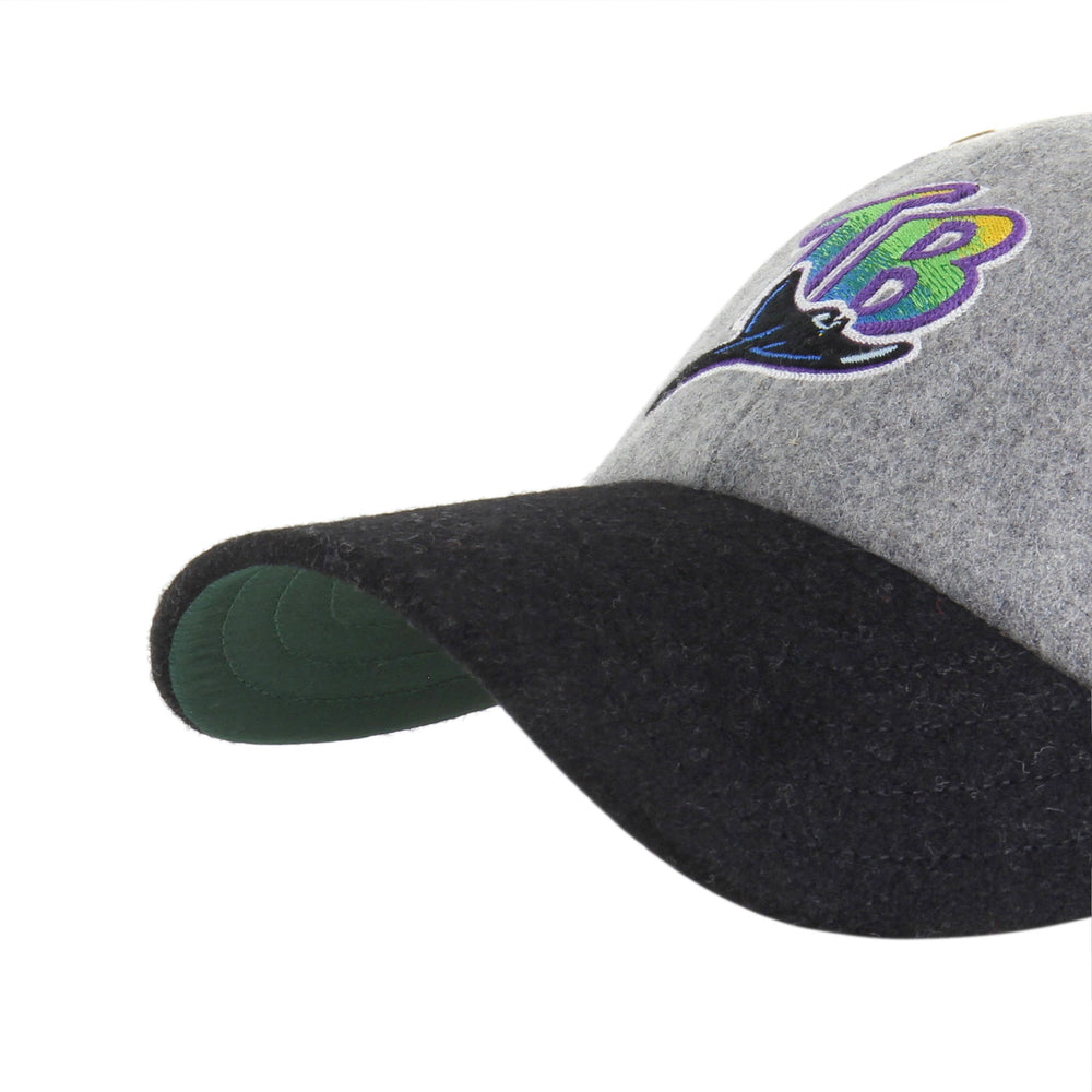 TAMPA BAY RAYS COOPERSTOWN BROCKE '47 CLEAN UP GRAY