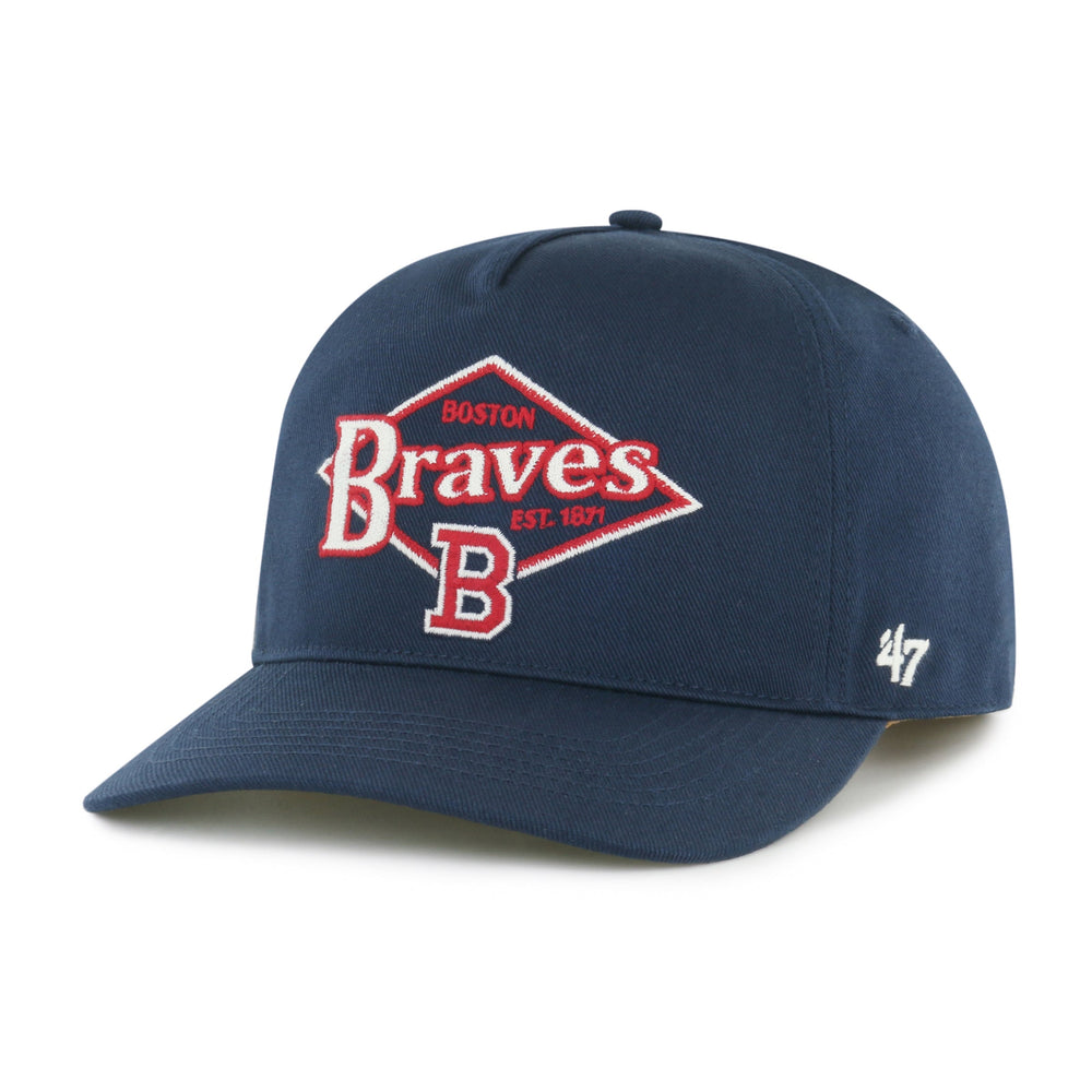 ATLANTA BRAVES COOPERSTOWN DIAMOND '47 HITCH NAVY