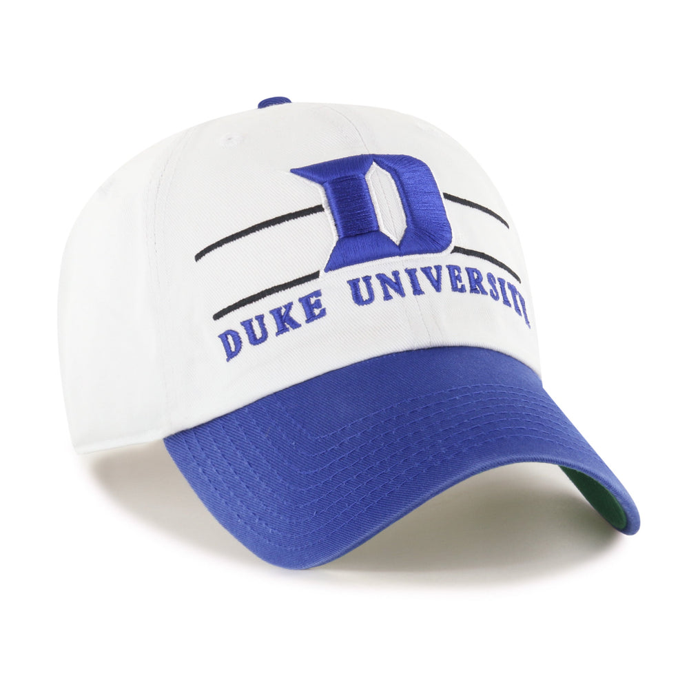 DUKE BLUE DEVILS DOUBLE HEADER '47 CLEAN UP WHITE
