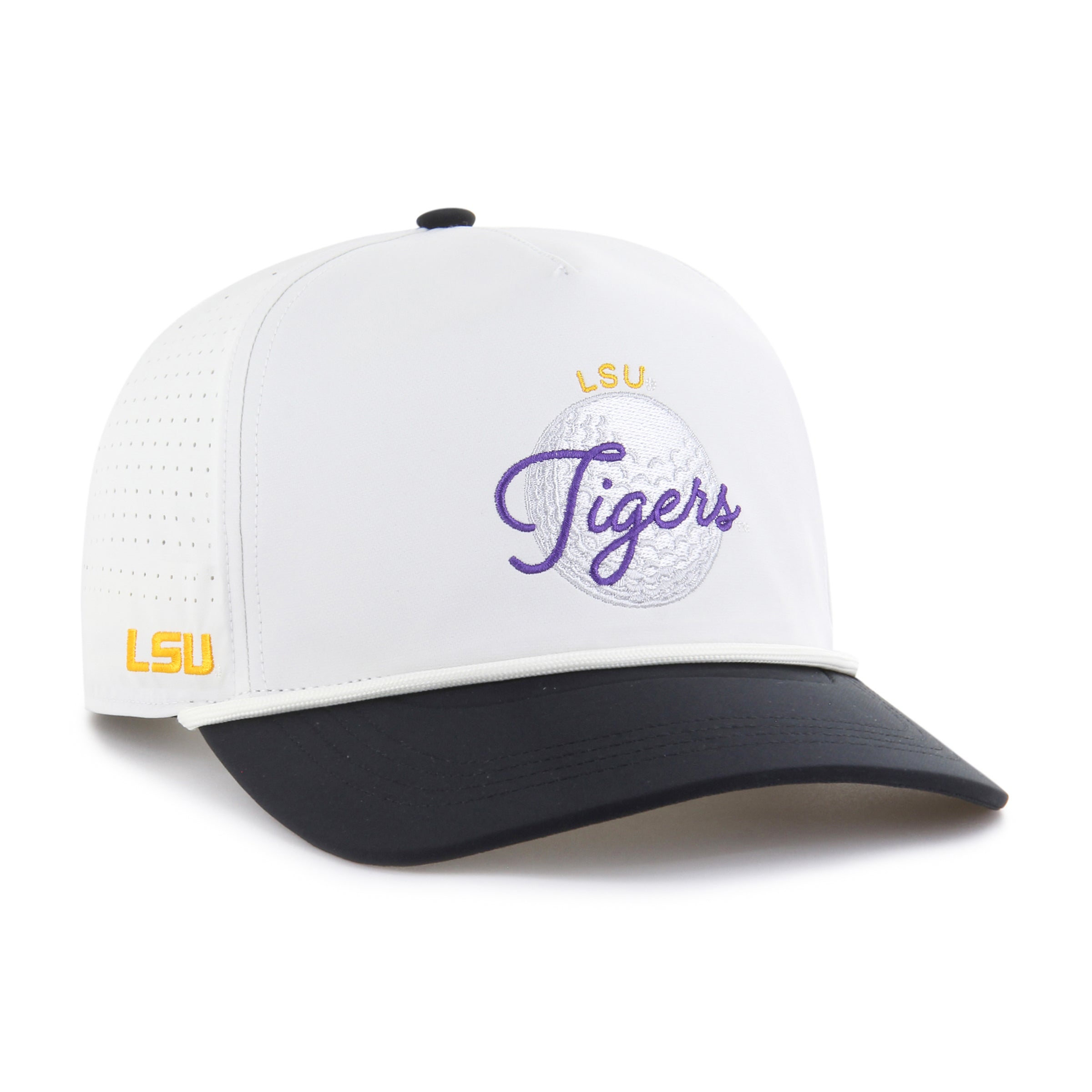 LOUISIANA STATE TIGERS LSU GIMME ROPE '47 HITCH CHALK/BLACK