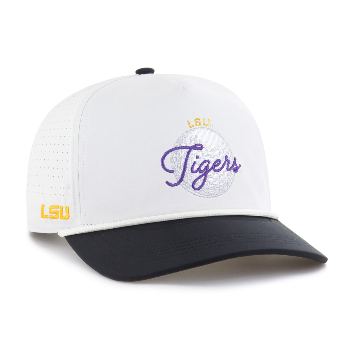 LOUISIANA STATE TIGERS LSU GIMME ROPE '47 HITCH CHALK/BLACK