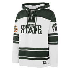MICHIGAN STATE SPARTANS LOB DUNK SUPERIOR '47 LACER WHITE WASH