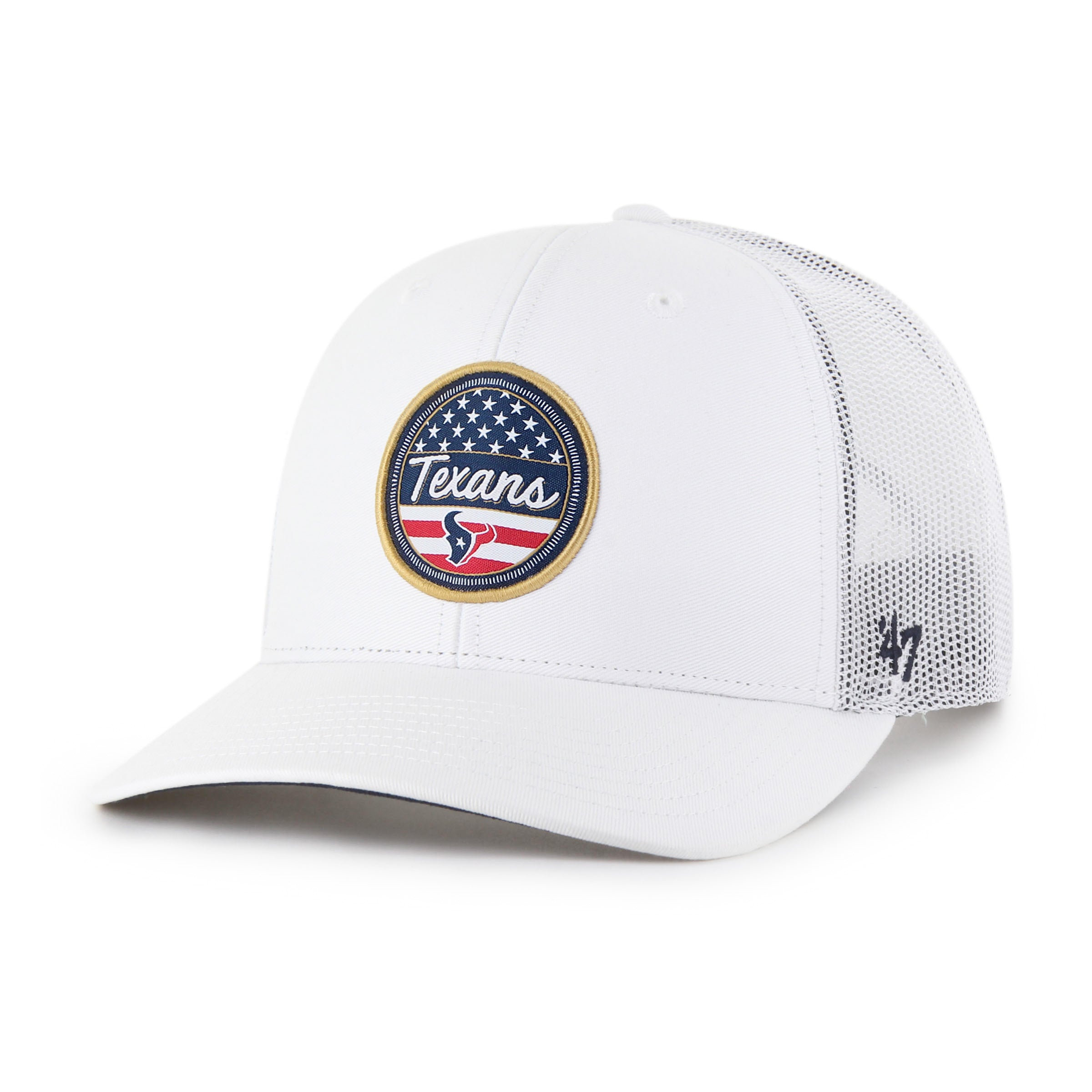 HOUSTON TEXANS STRAP '47 TRUCKER WHITE