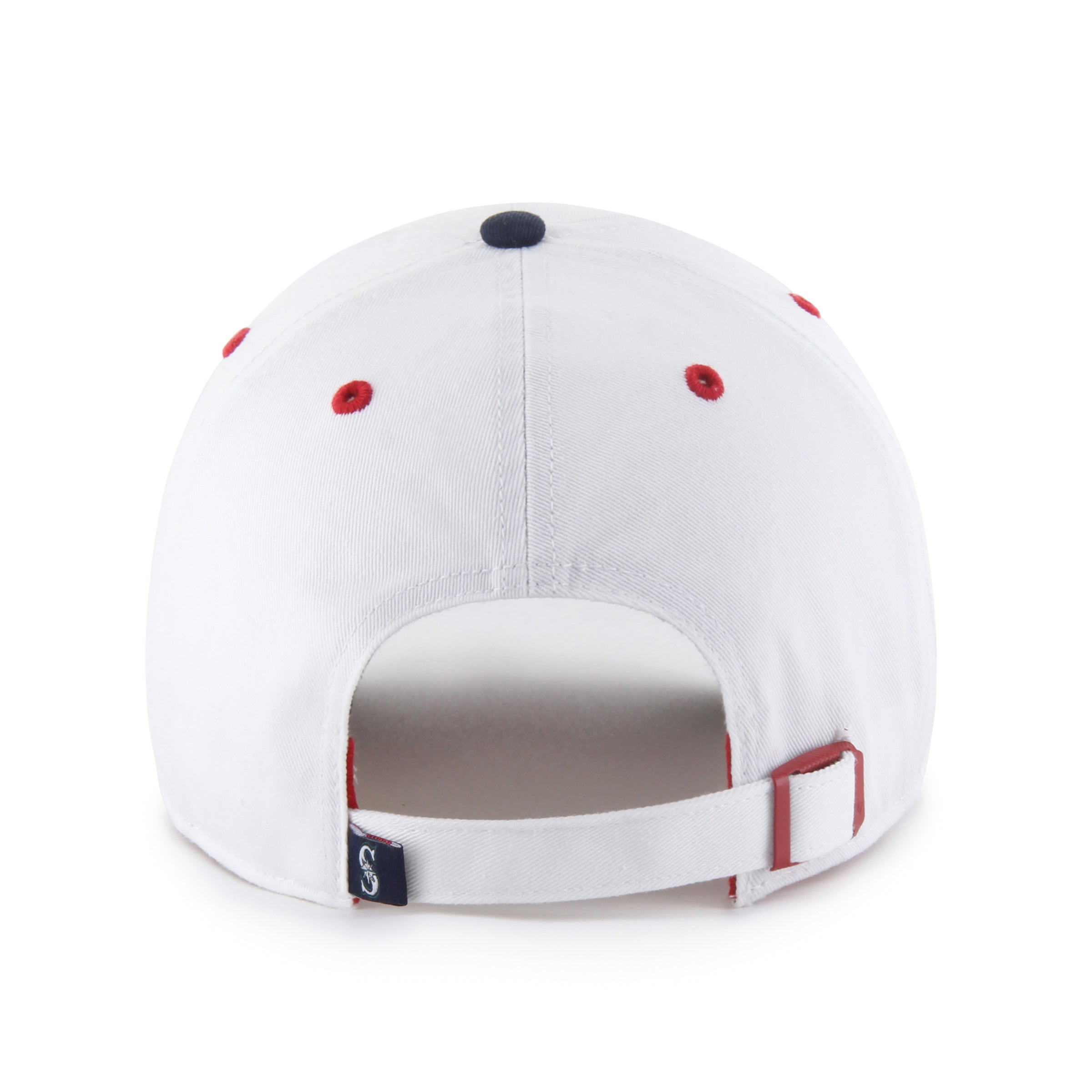 SEATTLE MARINERS PATRIOTIC FLAG FILL '47 CLEAN UP WHITE