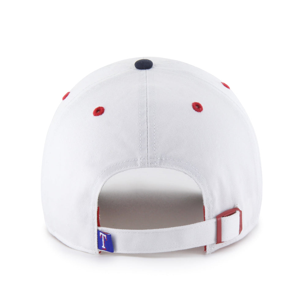 TEXAS RANGERS PATRIOTIC FLAG FILL '47 CLEAN UP WHITE