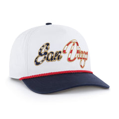 SAN DIEGO PADRES PATRIOTIC OVERHAND '47 HITCH WHITE