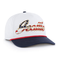 SEATTLE MARINERS PATRIOTIC OVERHAND '47 HITCH WHITE