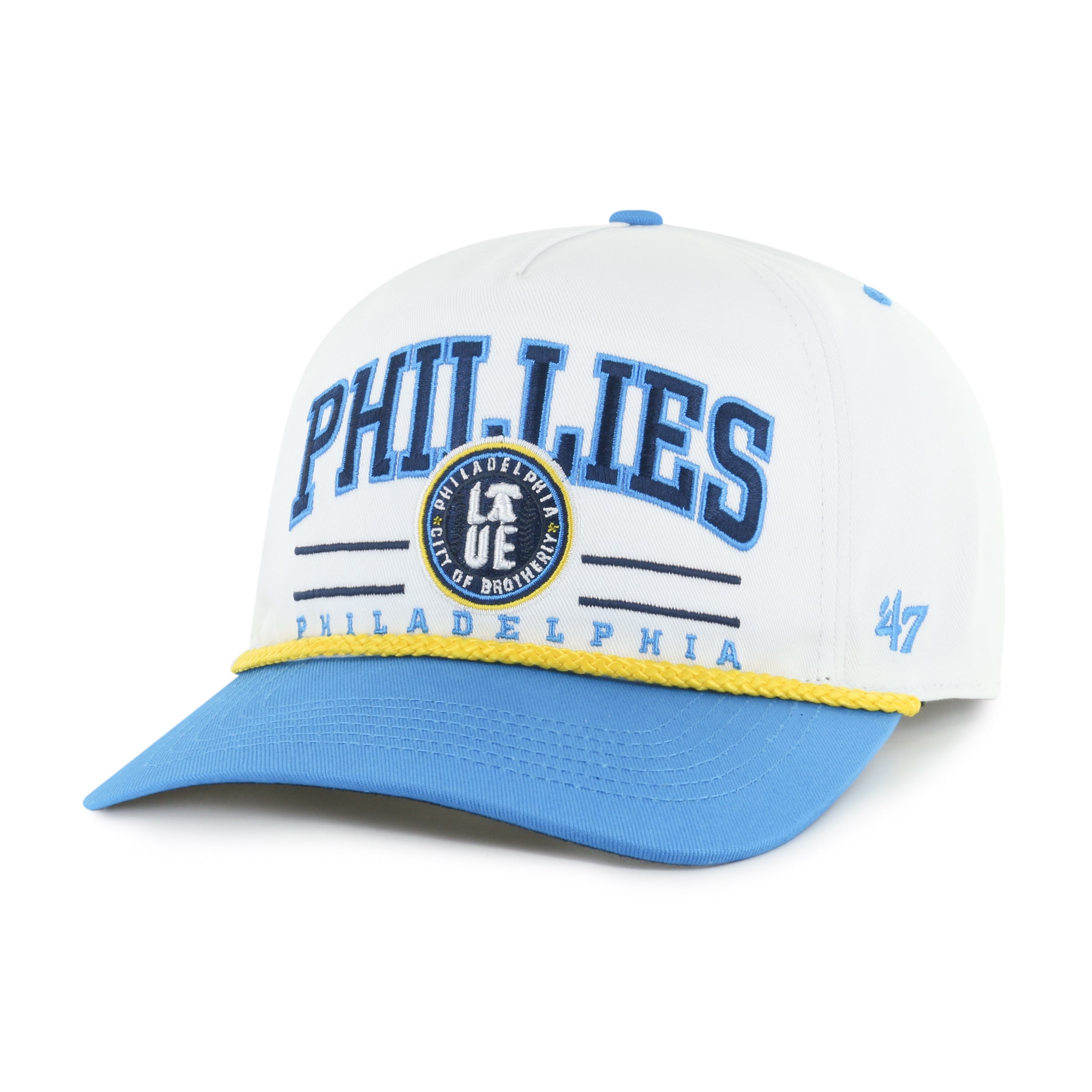 PHILADELPHIA PHILLIES CITY CONNECT ROSCOE ROPE TWO TONE '47 HITCH WHITE