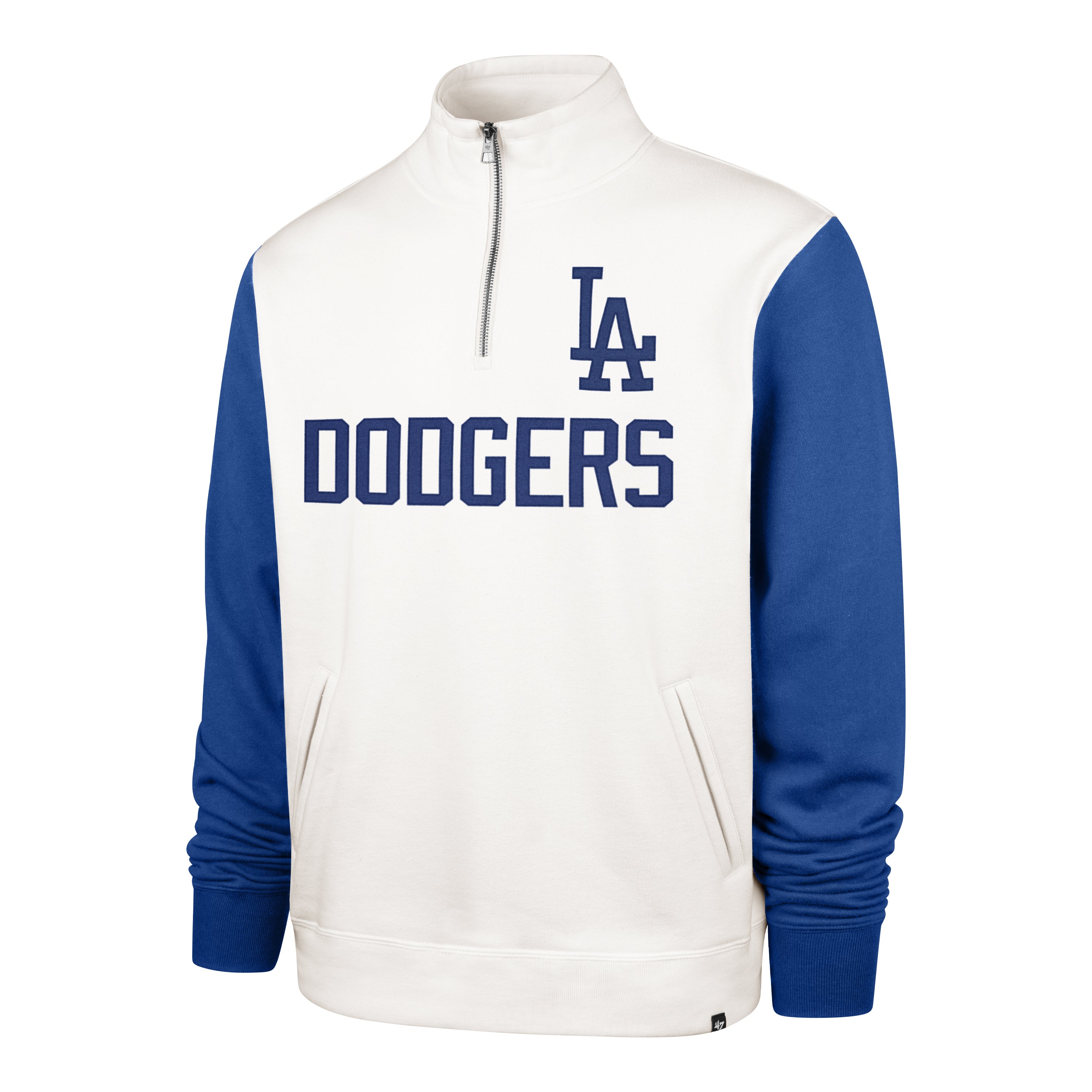 LOS ANGELES DODGERS WINNING STREAK '47 1/4 ZIP SANDSTONE