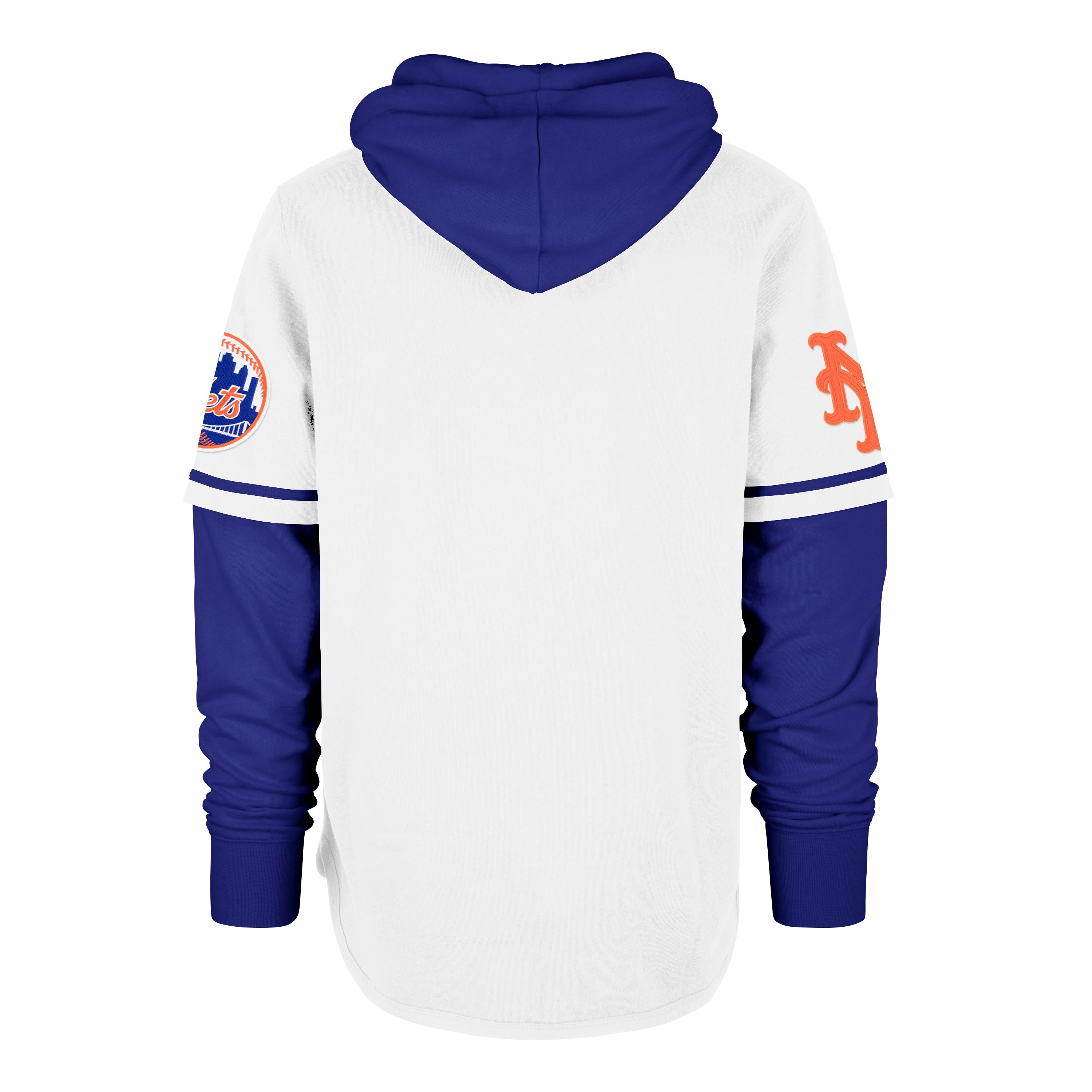 NEW YORK METS TRIFECTA '47 SHORTSTOP PULLOVER HOOD WHITE WASH