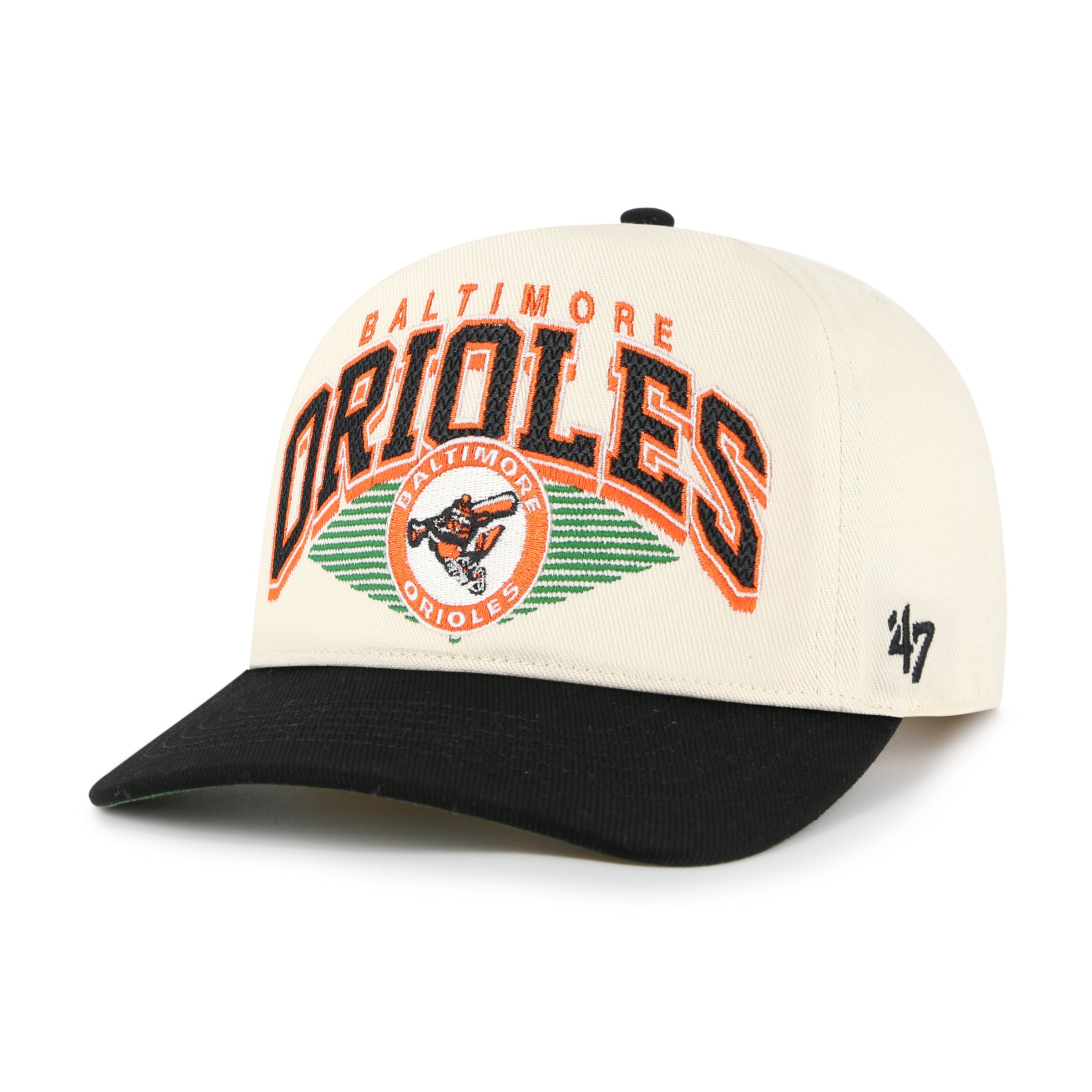 BALTIMORE ORIOLES COOPERSTOWN POMONA TWO TONE '47 HITCH KIDS NATURAL