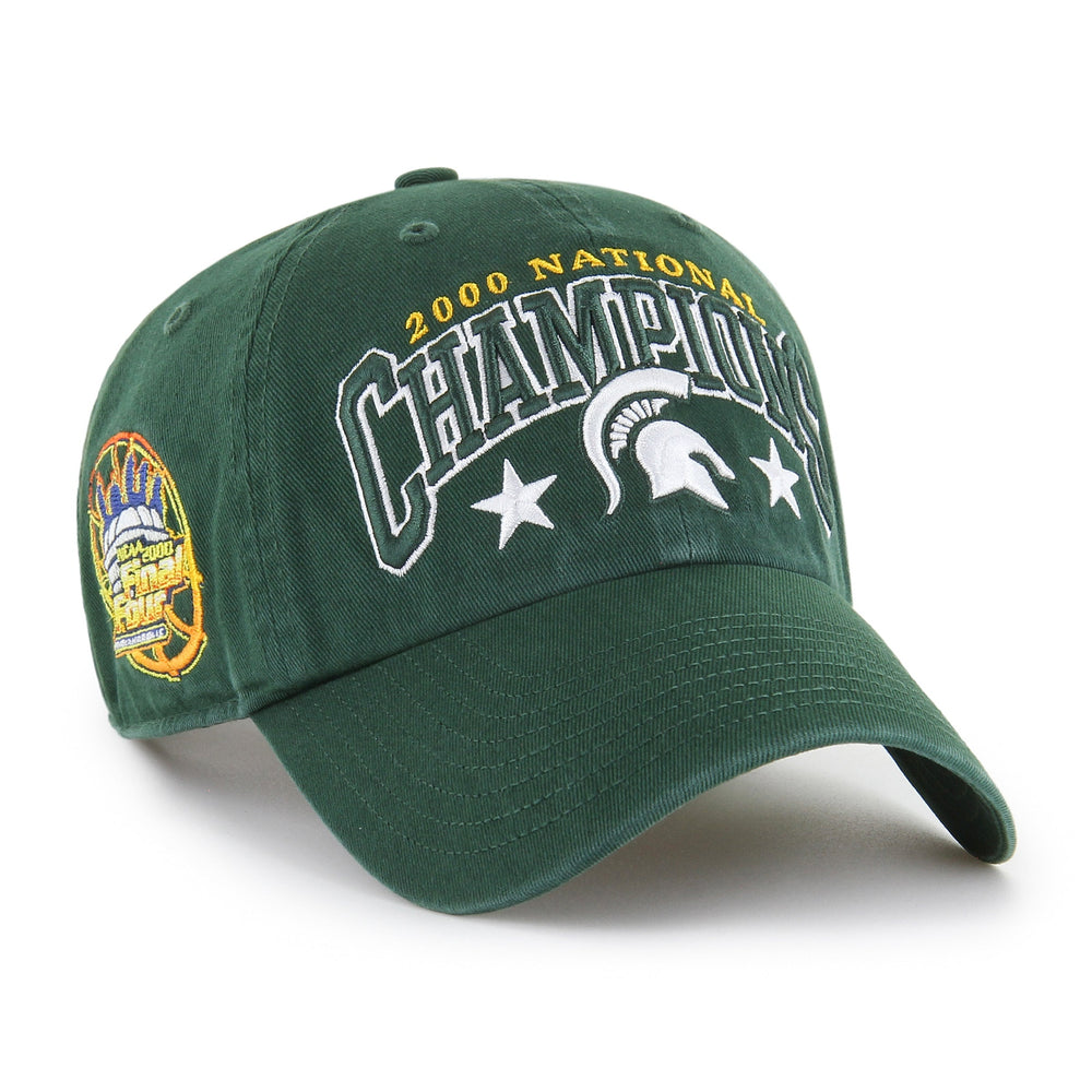 MICHIGAN STATE SPARTANS TITLE CHAMP '47 CLEAN UP DARK GREEN