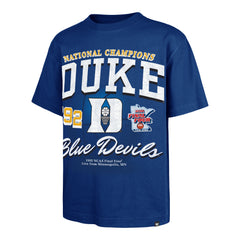 DUKE BLUE DEVILS RAH RAH '47 FOUNDATION TEE ROYAL